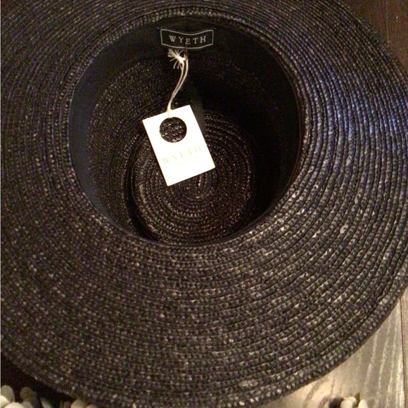 NEW! Wyeth Straw stamped boater - Picture 2 of 5